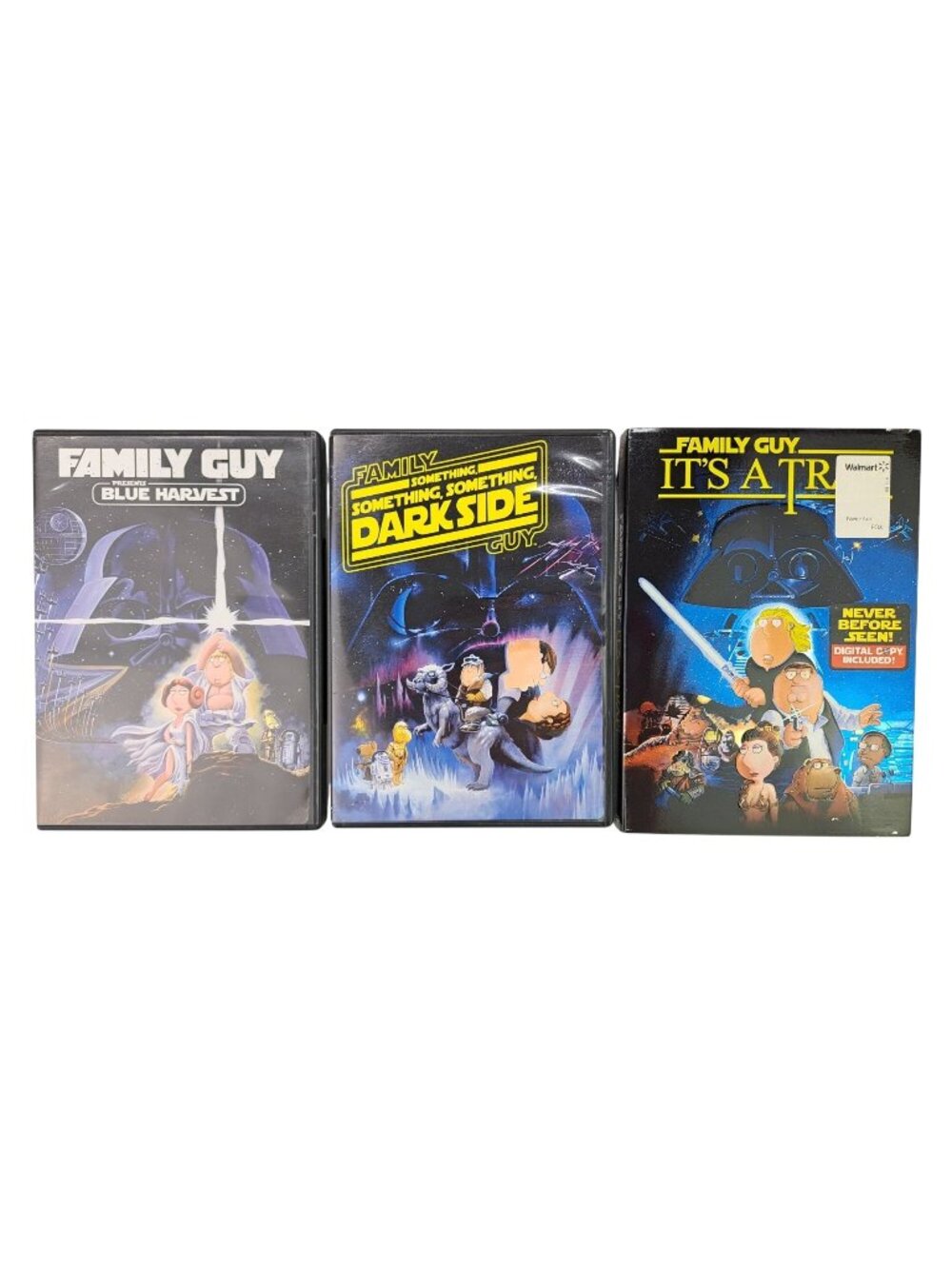 Family Guy Star Wars Trilogy DVD Lot Blue Harvest Something Dark Side Its A Trap